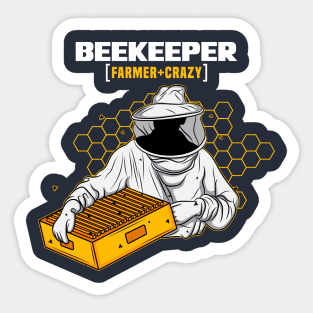 Beekeeper Bee Keeper Apiary Honey gift idea present Sticker